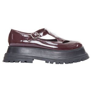 Burberry Aldwych Star Patent Maryjane Platform Shoes